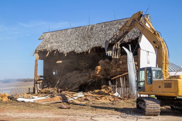 Barn Demolition in Georgetown