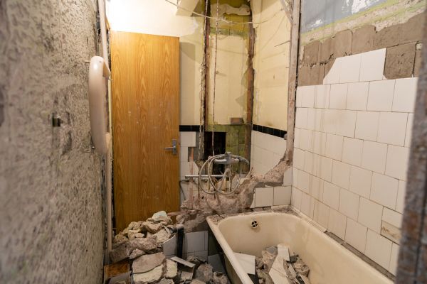 Shower Tile Demolition in Georgetown