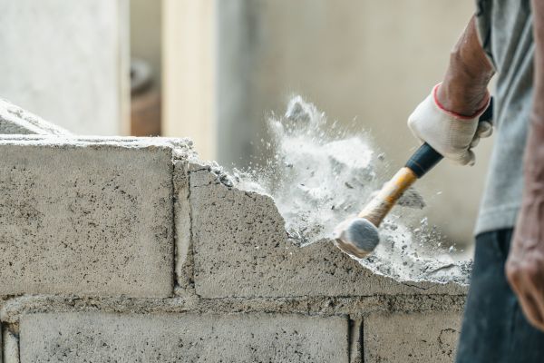 Block Wall Demolition in Georgetown